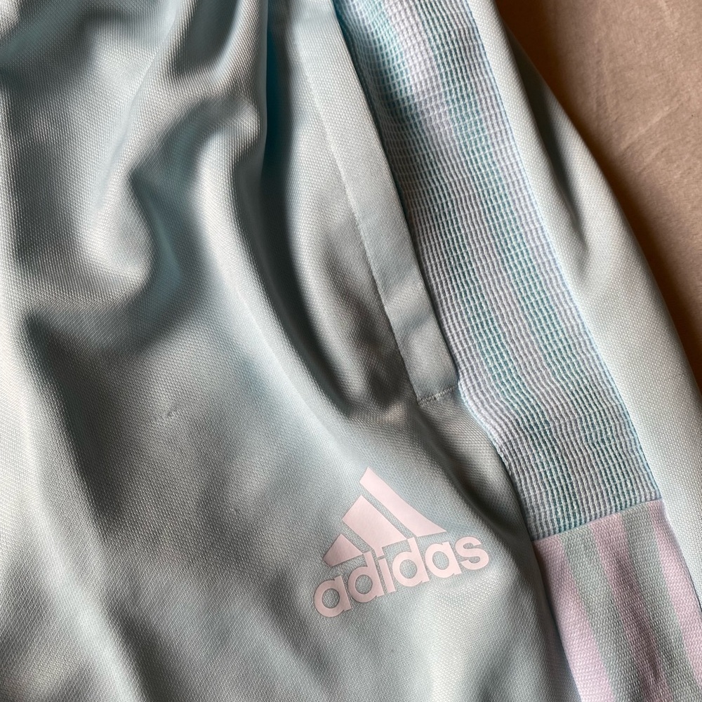 Adidas Kids Tiro Sky Blue Joggers/ Track Pants - Picture 3 of 8